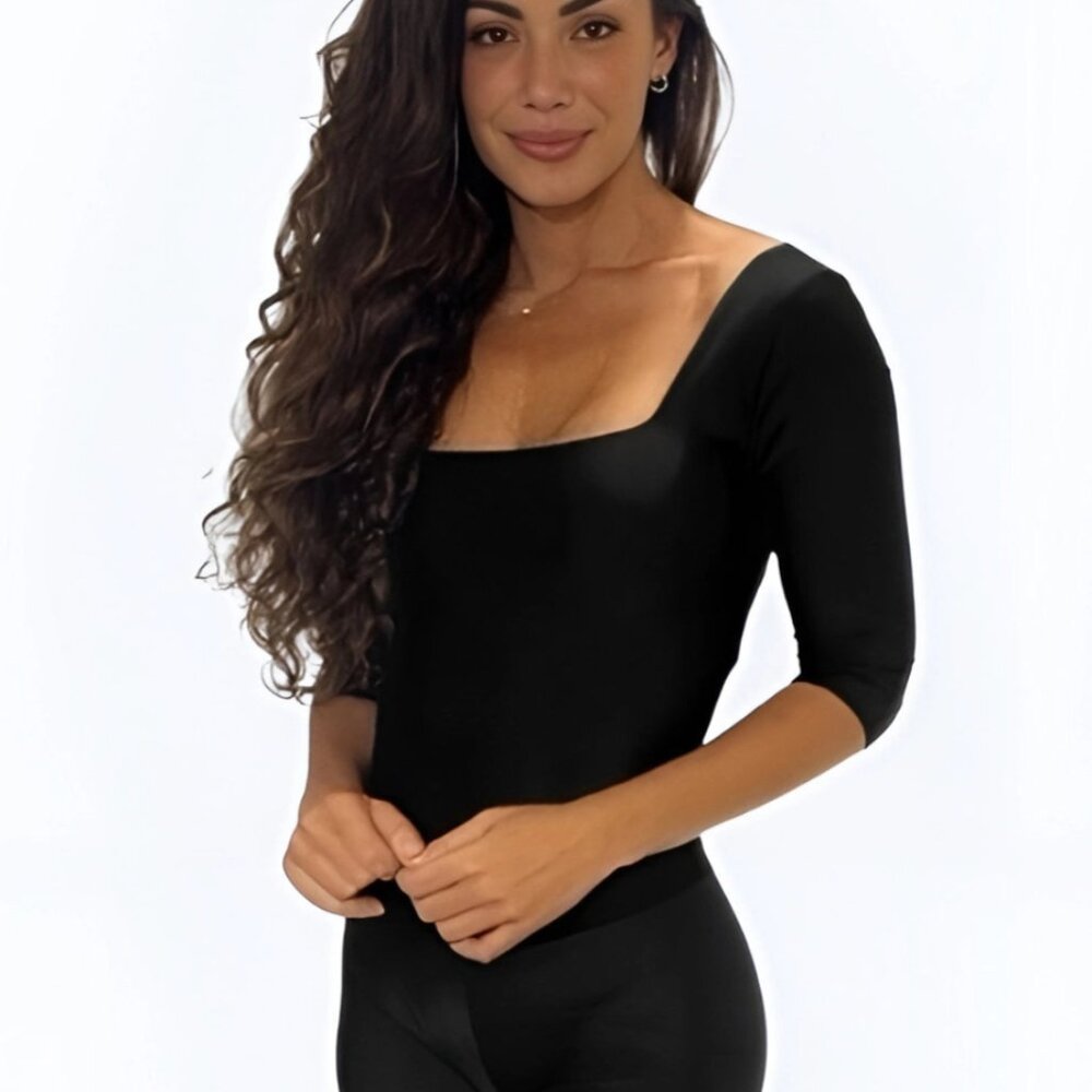 Brazilian Fitness Jumpsuit – Black Workout Jumpsuit for Women - Premium
